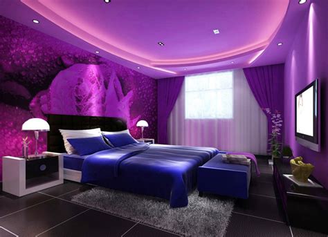 臥室紫色房間 菩提根颜色